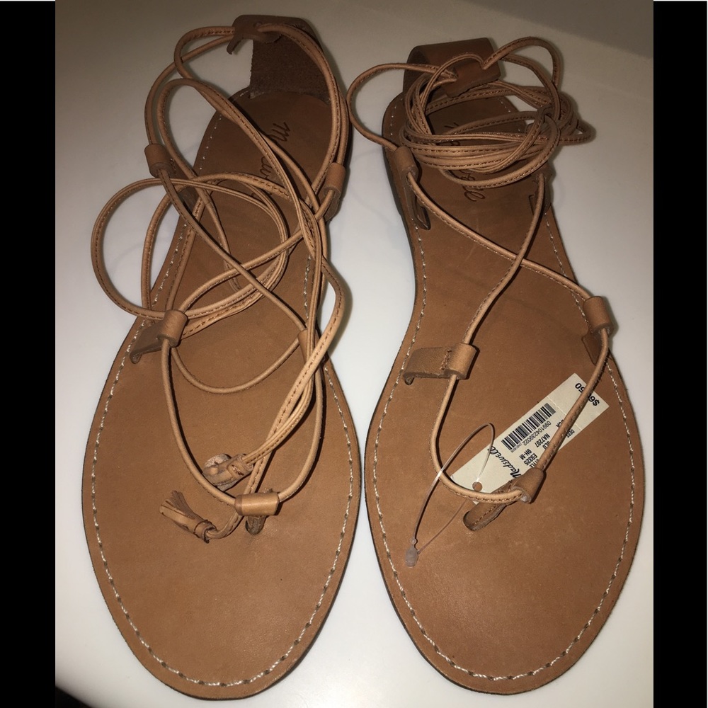 Madewell Sandals Tan Leather Size 9.5 - New with Tags!